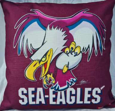 SEA EAGLES CUSHION+INSERT