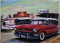 57 CHEV FRIDGE MAGNET