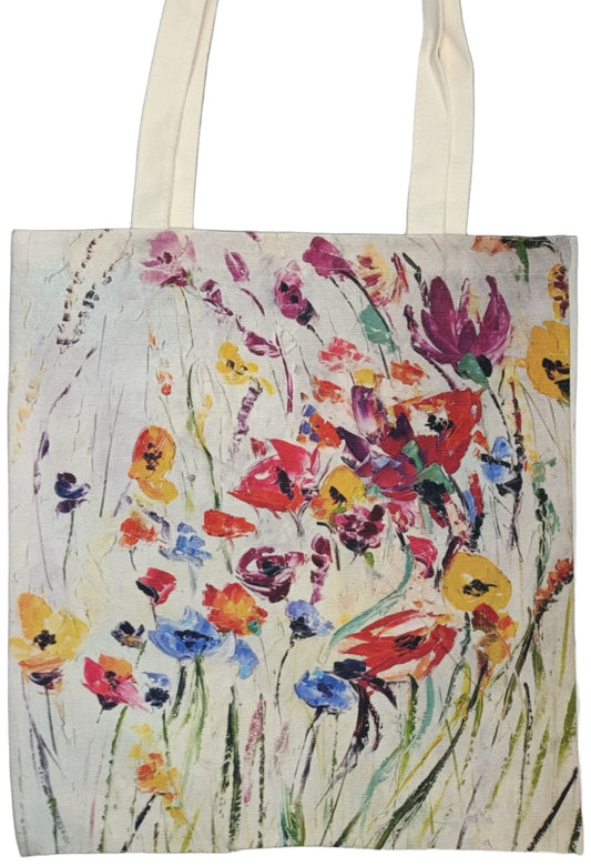 FAMILY OF FLOWERS TOTE