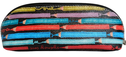 COLOURED PENCILS EYEGLASS CASE -COSMETIC