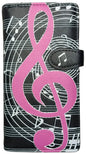 MUSICAL LARGE FUSCIA LARGE WALLET