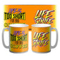 LIFE STRIFE ORANGECOFFEE MUG 15oz