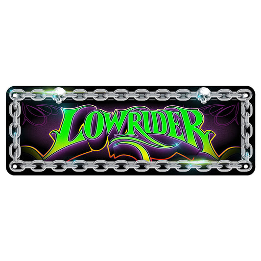 LOWRIDER NUMBER PLATE