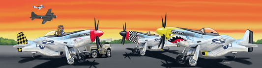 P51 AEROPLANES BAR RUNNER