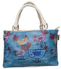 COLOURFUL CHICKENS TOTE