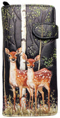 DEER GATHERING LGE WAL
