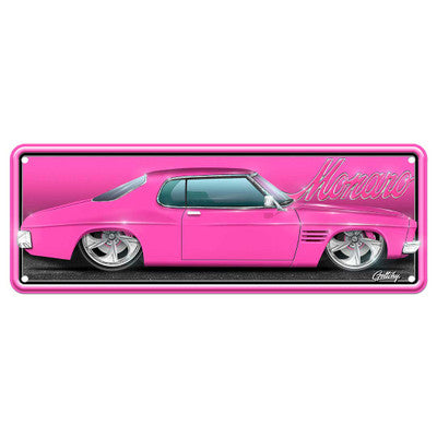 PINK MONARO HQ NUMBER PLATE