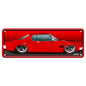 RED HQ GTS MONARO N/PLATE