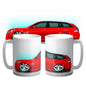 RED VE COMMODORE WAGON MUG 15oz