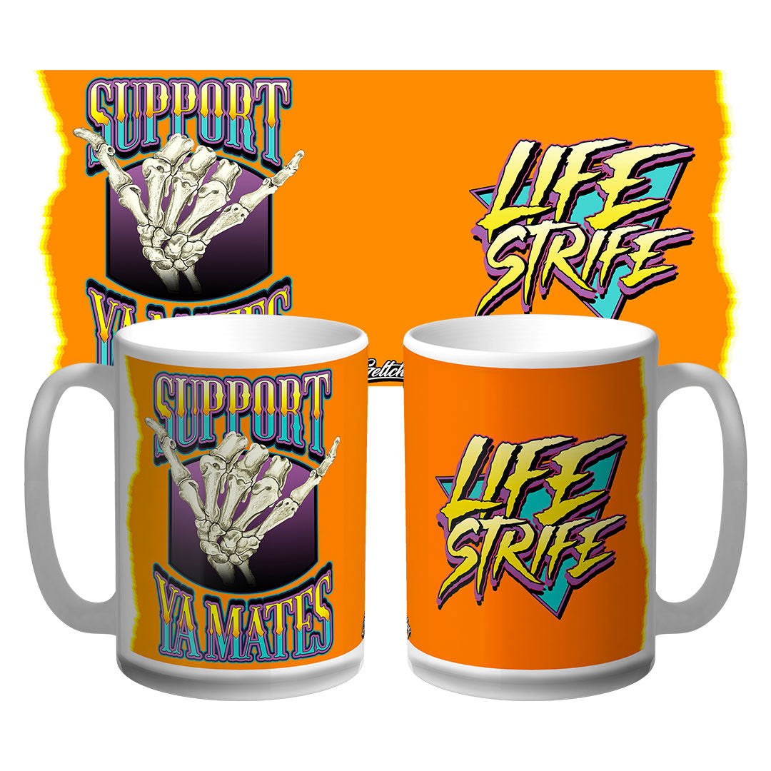 SUPPORT YA MATES V2 COFFEE MUG