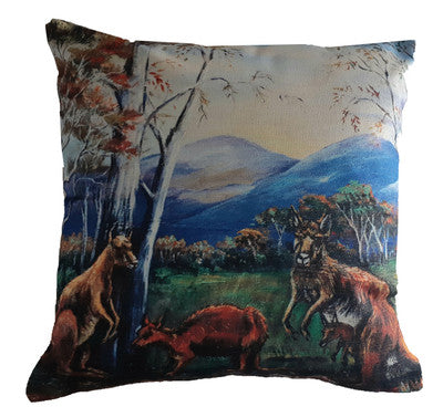 KANGAROO  CUSHION COVER + INSERT 45cm x 45