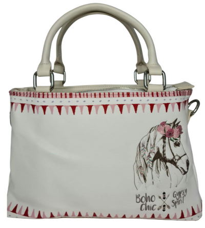 MIA LOUISE BOHO CHIC HORSE TOTE