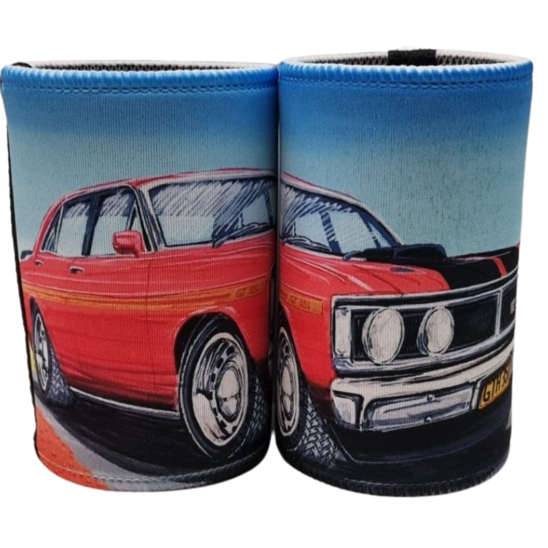 GTHO RED FALCON STUBBY COOLER