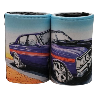 XY GTHO PURPLE STUBBY COOLER