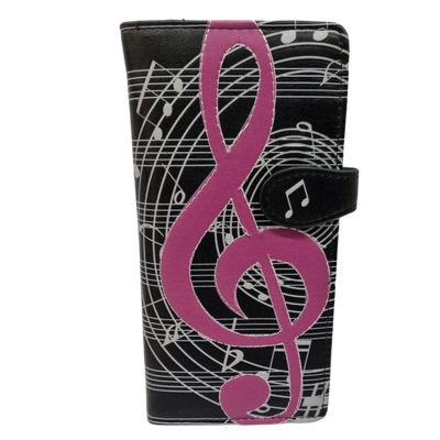 MUSICAL LARGE FUSCIA LARGE WALLET