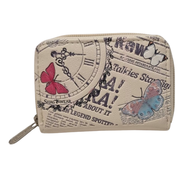 VINTAGE TIME COIN PURSE CREAM