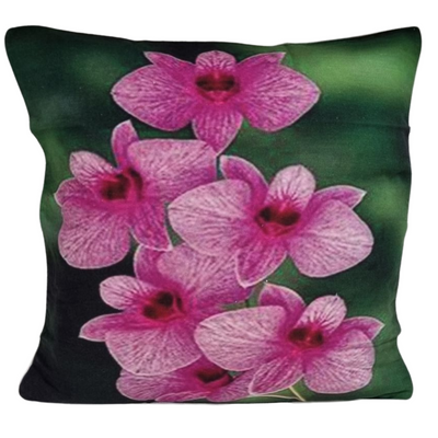 COOKTOWN ORCHID FLOWERS CUSH+INSERT