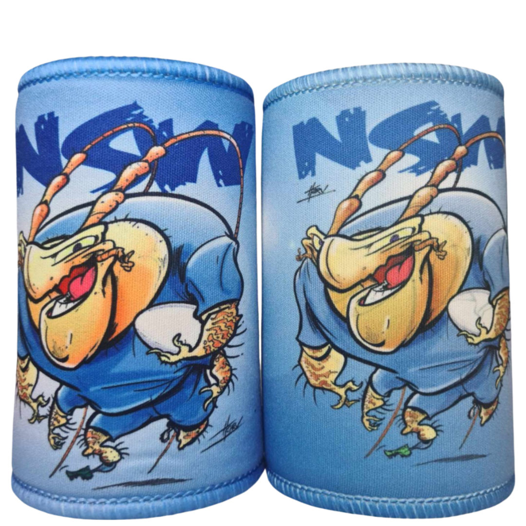 NSW BLUE COCKROACH STUBBY COOLER – LUGGAGE WITH LOOKS GIFTWARE- WHOLESALE