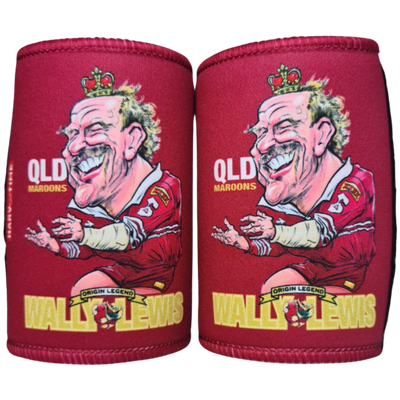 QLD WALLY LEWIS STUBBY COOLER
