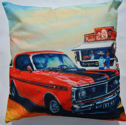 RED GT FORD TEA TOWEL