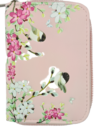 CHICKADEE GARDEN COIN PURSE