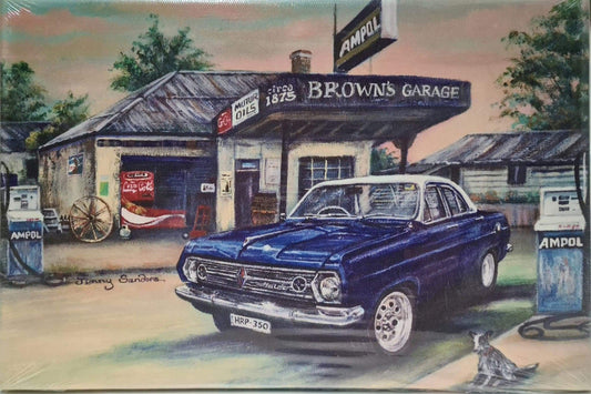 HR BLUE HOLDEN CANVAS PRINT 20CM X 30CM