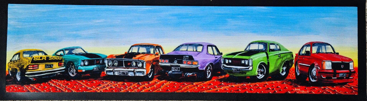 AUSSIE MUSCLE CARS BAR RUNNER