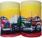 3 TRUCKS RED/RGN/ORNG STUBBY COOLER