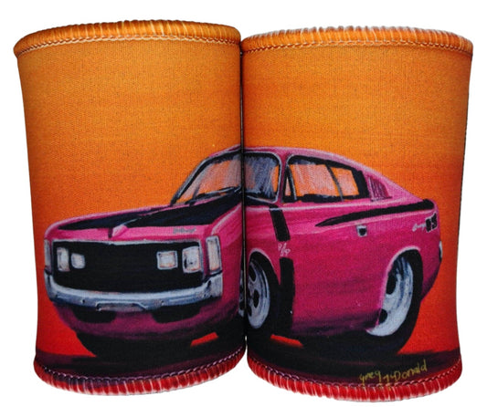 CHARGER R/T PINK STUBBY HOLDER