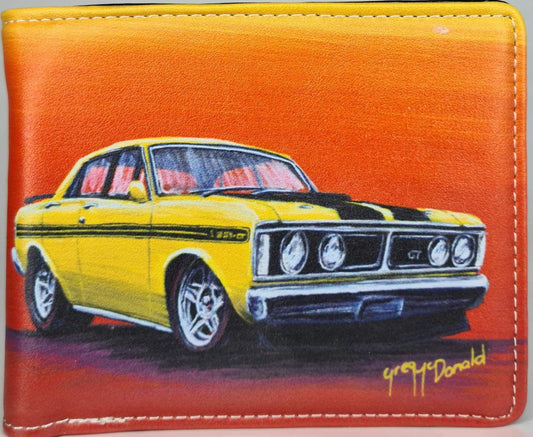 GTHO FALCON YELLOW (RFID) MENS WALLET